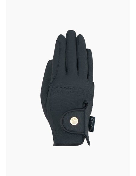 ATLAS RIDING GLOVES GOLD (NAVY BLUE)