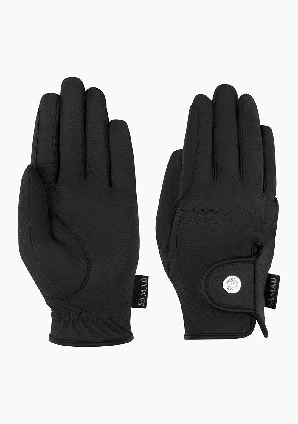 ATLAS RIDING GLOVES SILVER (BLACK)