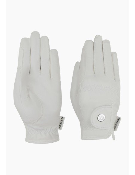 ATLAS RIDING GLOVES SILVER (WHITE)