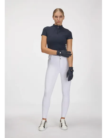 ATLAS RIDING GLOVES GOLD (NAVY BLUE)