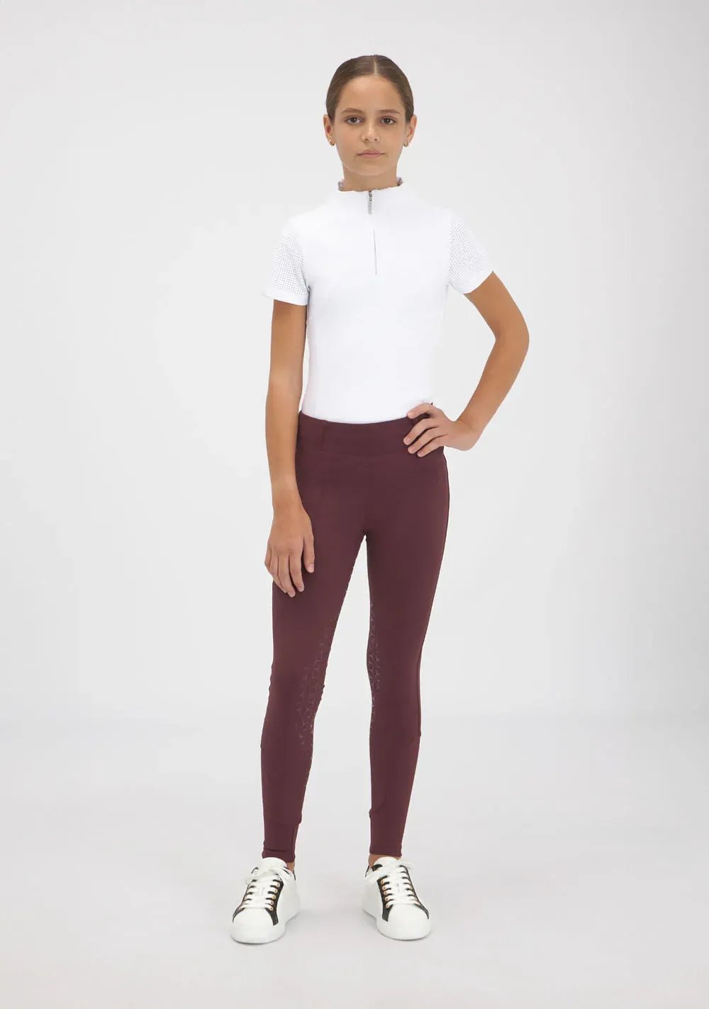 LEGGINGS TEIDE JUNIOR (BURDEOS) 2